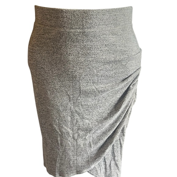 Wilfred Free Rayon Heather Grey Skirt XS - Picture 3 of 5
